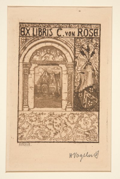 Ex-libris - Heinrich Vogeler