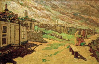 Vieux village dans le Caucase, 1940 - Heinrich Vogeler