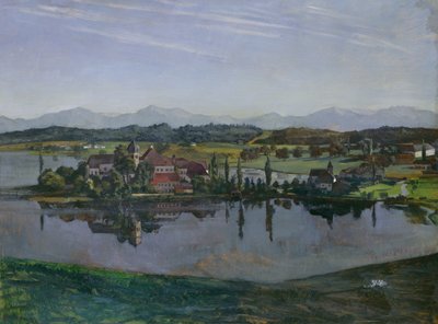 Le monastère de Seeon en Oberbayern, 1892 - Heinrich Wilhelm Truebner