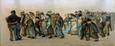 Le train des ouvriers de Spandau - Heinrich Zille