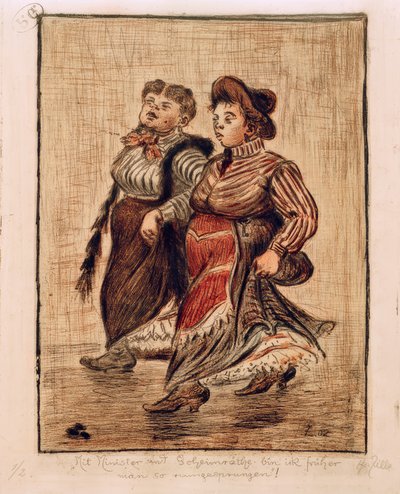 Deux filles de rue - Heinrich Zille