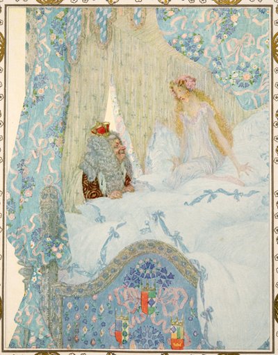 La Princesse au petit pois, de Contes de Hans Christian Andersen, pub. 1911 - Heinrich and Urban Lefler