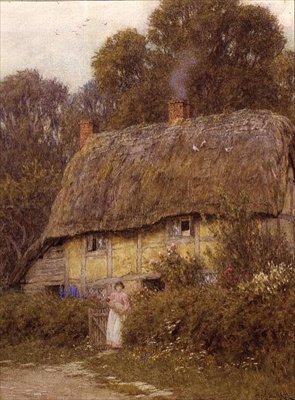 Un cottage du Berkshire - Helen Allingham