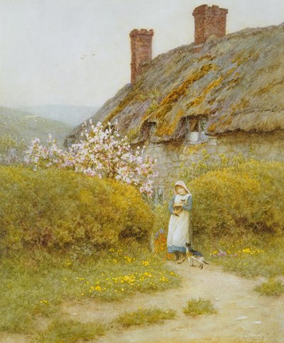 Un cottage du Dorset - Helen Allingham