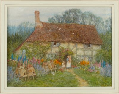 Un cottage dans le Surrey, 1880 - Helen Allingham