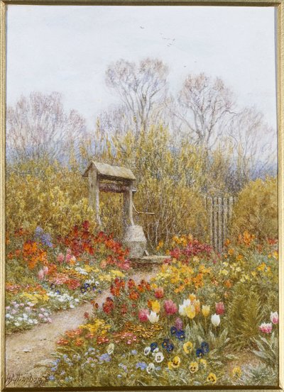Un vieux puits, Brook, Surrey - Helen Allingham