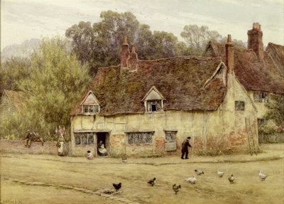 Près du vieux cottage - Helen Allingham