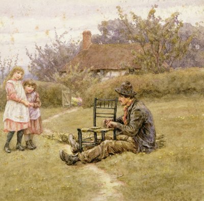 Réparateur de chaises - Helen Allingham