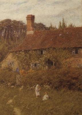 Cottage à Witley - Helen Allingham