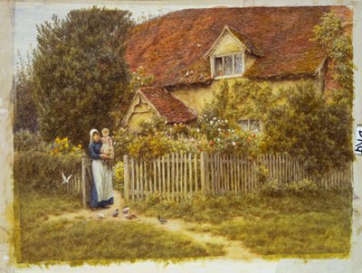 Ferme East End, Moss Lane, Pinner - Helen Allingham