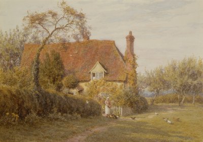 Ferme Hedges, Ferme East End, Pinner - Helen Allingham