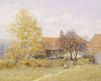 Vieille Ferme Wyldes, Hampstead - Helen Allingham
