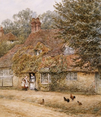 La vieille poissonnerie, Haslemere - Helen Allingham