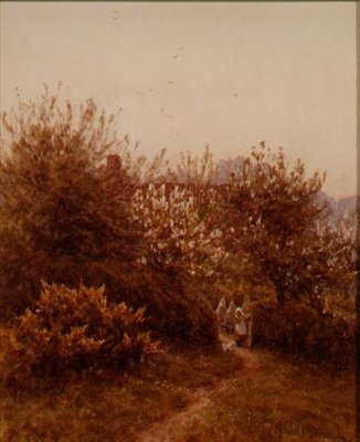 Le Verger au printemps - Helen Allingham