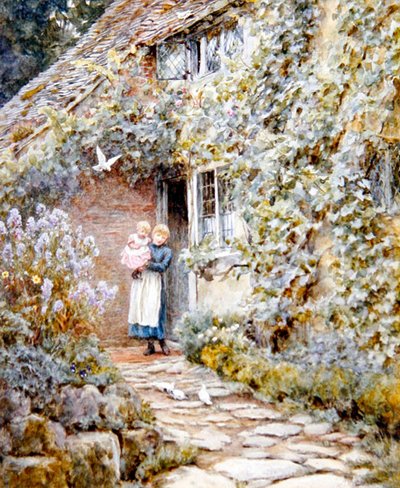 Vine Cottage - Helen Allingham