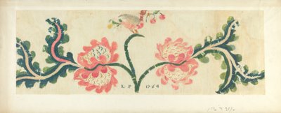 Rideau de lit en crewel, vers 1938 - Helen E. Gilman