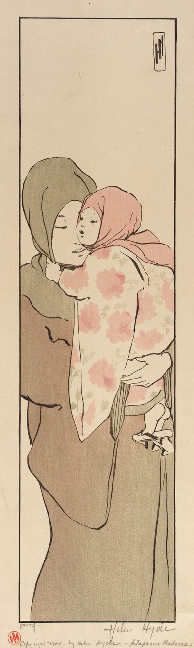 Une madone japonaise - Helen Hyde