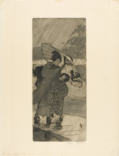 Une nuit pluvieuse - Helen Hyde