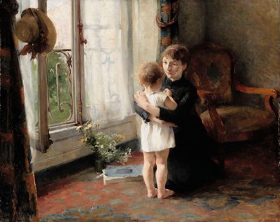 Mère et enfant, 1886 - Helene Schjerfbeck