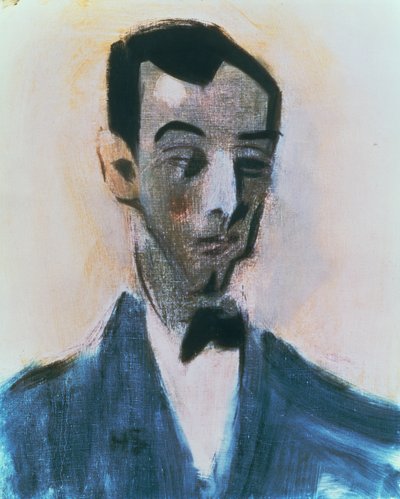 Portrait de Mans Schjerfbeck - Helene Schjerfbeck
