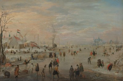 Profiter de la glace - Hendrick Avercamp