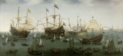 Le retour à Amsterdam de la deuxième expédition aux Indes orientales - Hendrick Cornelisz. Vroom