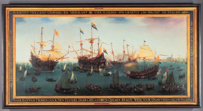 Le Retour à Amsterdam de la deuxième expédition aux Indes orientales, 19 juillet 1599, 1599 - Hendrick Cornelisz. Vroom