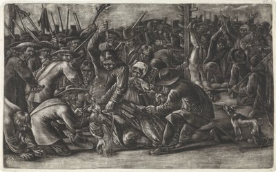 Mutilation des corps des frères De Witt, 1672 - Hendrick Danckerts