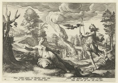 Apollon tue Coronis (série: Les Métamorphoses d