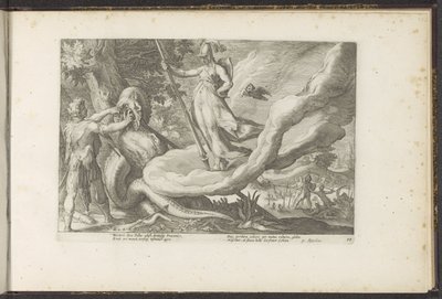 Cadmus sème les dents du dragon - Hendrick Goltzius (workshop of)