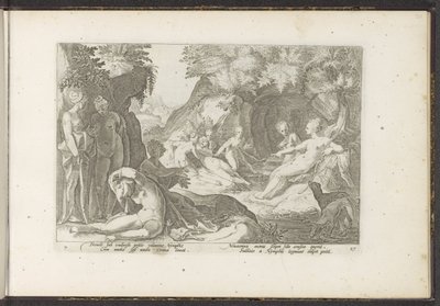 Diane découvre la grossesse de Callisto - Hendrick Goltzius (workshop of)