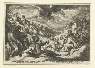 Jupiter convoque les dieux olympiens (Les Métamorphoses d