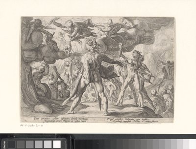 La Bataille entre les dieux et les géants (Métamorphoses d