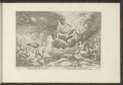 Chute de Phaéton - Hendrick Goltzius (workshop of)