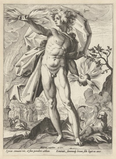 Feu - Hendrick Goltzius (workshop of)