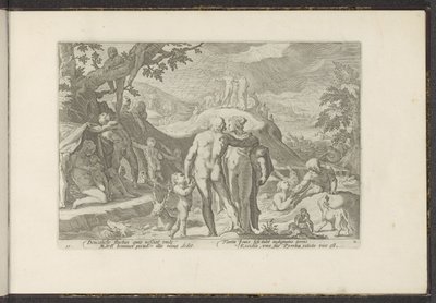 Déluge de Deucalion - Hendrick Goltzius (workshop of)
