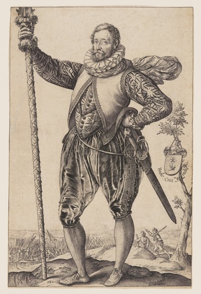 Un homme-pic tourné vers la gauche - Hendrick Goltzius