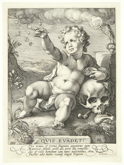 Allégorie sur la fugacité de la vie ("Quis Evadet?") - Hendrick Goltzius