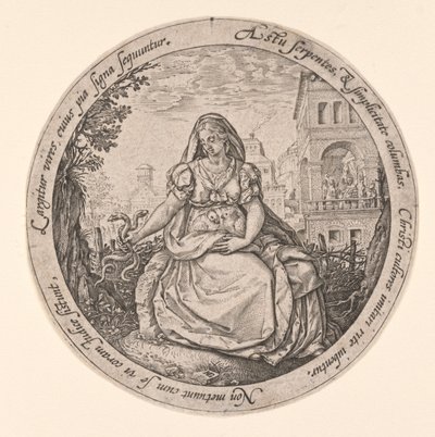 Allégorie de la prudence - Hendrick Goltzius