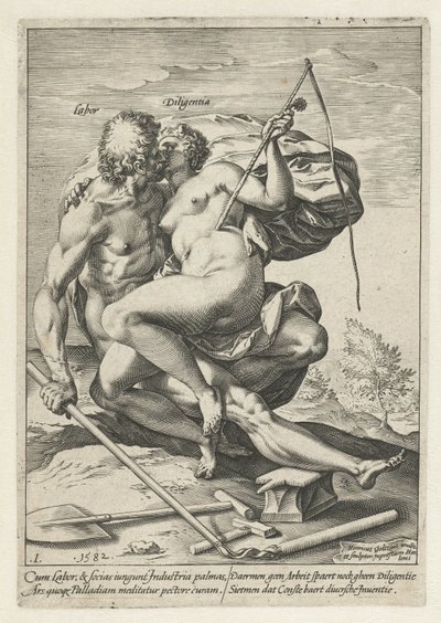 Travail et Diligence - Hendrick Goltzius
