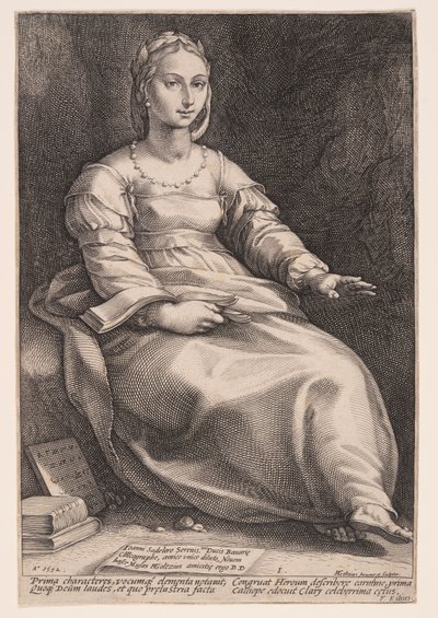 Calliope, la muse de la poésie épique et de l