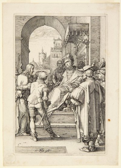 Le Christ devant Pilate - Hendrick Goltzius