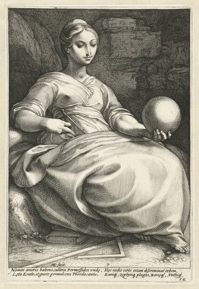 Érato - Hendrick Goltzius
