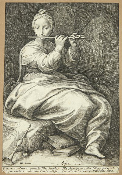 Euterpe - Hendrick Goltzius