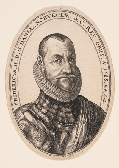 Frédéric II, roi du Danemark et de Norvège - Hendrick Goltzius