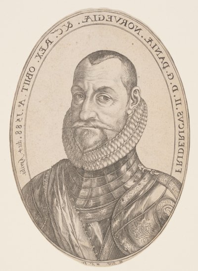Frédéric II, roi du Danemark et de Norvège - Hendrick Goltzius
