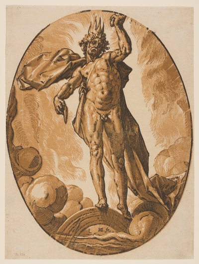 Hélios, extrait de Les divinités - Hendrick Goltzius