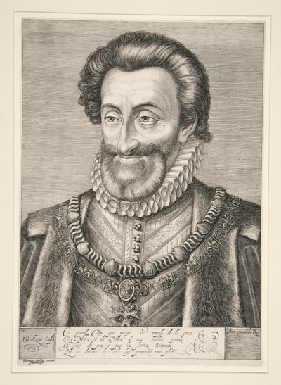 Henri IV, roi de France et de Navarre - Hendrick Goltzius