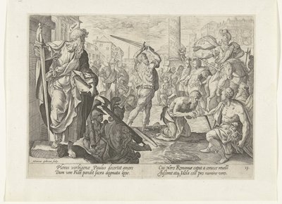 Le martyre de Paul - Hendrick Goltzius