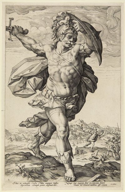 Horatius Coclès - Hendrick Goltzius
